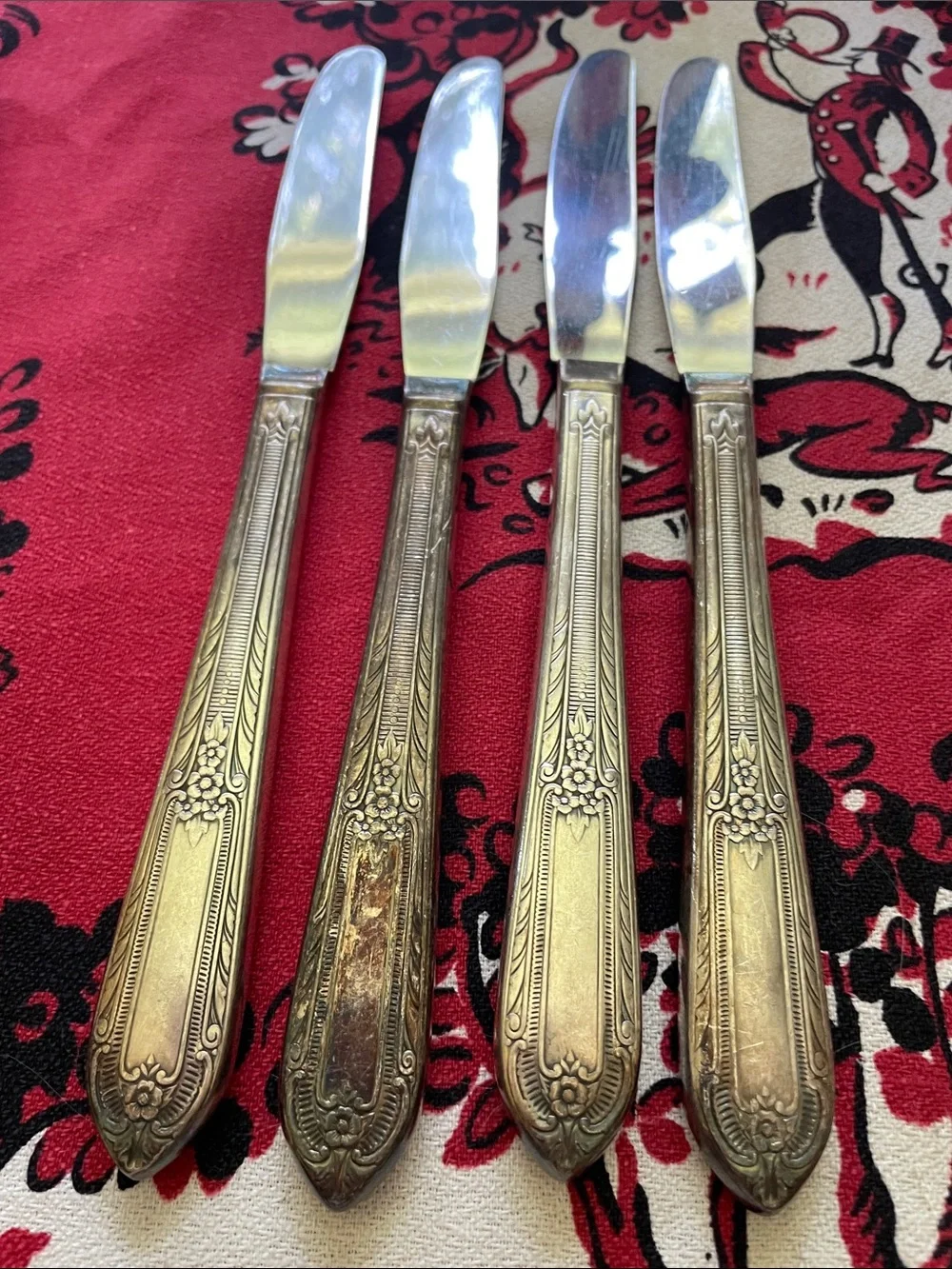 Set of 8 antique William Rogers Dinner Knives